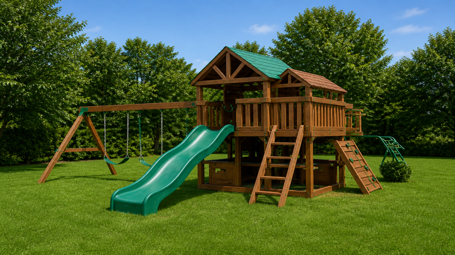 Wooden Playset / Swing Set